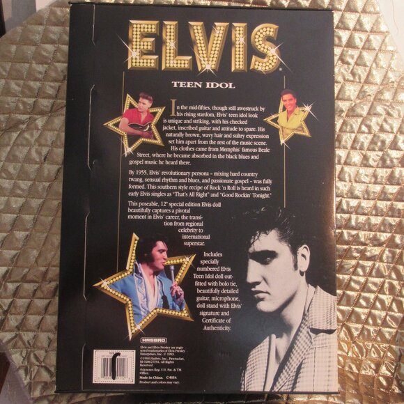 3 - 12" Elvis Presley, Collectable dolls, Vintage, 1993, TCB - Picture 15 of 16